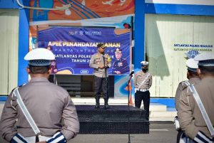 Kapolres Nganjuk Instruksikan Jajaran Lalu Lintas Kedepankan Edukasi Saat Temui Pelanggaran
