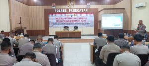 Guna Meningkatkan Kemampuan SDM Polri, Polres Pamekasan Gelar Pelatihan Fungsi Propam