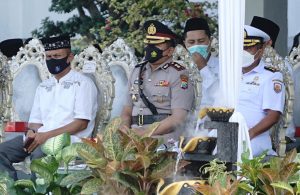 Polri Hadir dan Meriahkan Upacara Peringatan Hari Santri 2022