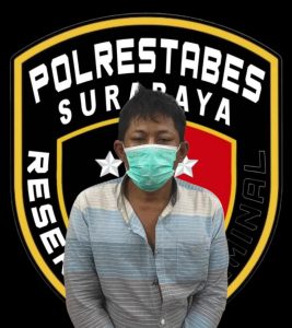 Residivis (MS) Diringkus Satreskrim Polrestabes Surabaya karena Curi Kabel Milik PT. KAI