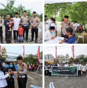 Satlantas Polrestabes Surabaya Adakan SIM Cak Bhabin Goes To Pesantren