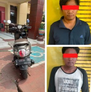 Dua Maling Motor Di Tuwowo Diamankan Polsek Tambaksari