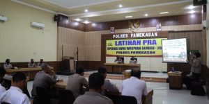 Antisipasi Radikalisme, Polres Pamekasan Gelar Latpraops Ops Bina Waspada Semeru 2022