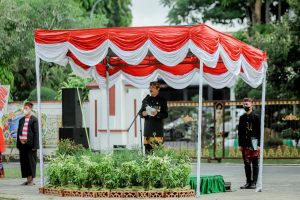 UPACARA HARI JADI PAMEKASAN KE 492 BERBAHASA MADURA, INI PESAN BUPATI