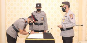 AKBP Arman Pimpin Upacara Serah Terima Kasat Reskrim Polres Sampang