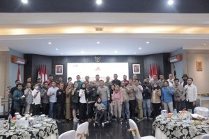 Polresta Malang Kota Gelar Tasyakuran Bersama Netizen dan Media Peringati HUT Humas Polri ke 71