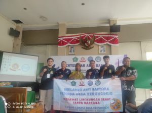 Penyuluhan Anti Narkoba, Lurah Kedung Rejo Berharap Desa Kedung Rejo Bebas Dari Narkoba