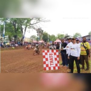 Memperebutkan Piala Dandim & Bupati Cup 2022, Kodim 0827/Sumenep Gelar Kejuaraan Gasstrack Motocross