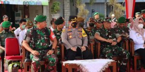 Hadiri Penutupan TMMD ke-115, Kapolres Gresik Puji Dedikasi Kinerja Kodim 0817/Gresik