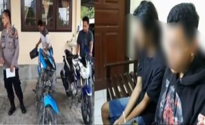 Dalam Hitungan Jam, Polsek Kota Pamekasan  Berhasil Bekuk 2 Pelaku Curanmor