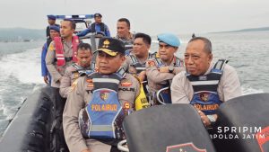 Hari Kedua KTT G20 , Kapolda Jatim Pimpin Patroli Laut di Selat Bali