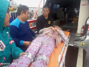 Hindari Lubang, Pengemudi Motor Jatuh di Jembatan Suramadu