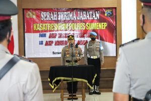 Kapolres Sumenep Pimpin Sertijab Kasat Reskrim
