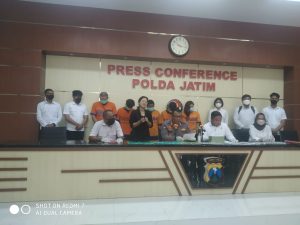 Ditreskrimum Polda Jatim Berhasil mengungkap kasus Human Traffiking anak dibawah umur.