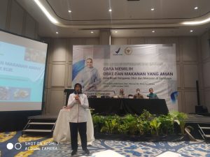 Sosialisasi Kepala BPOM Surabaya Rustyawati Himbau Kepada Masyarakat Agar Selalu Cek Klik Produk