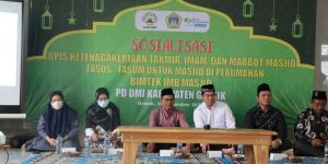 Kapolres Gresik Hadiri Sosialisasi BPJS Ketenagakerjaan Takmir, Imam dan Marbot Masjid Fasos – Fasum PD DMI Gresik