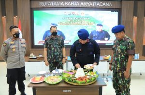 Kapolres Gresik Gelar Tasyakuran HUT Brimob ke-77 Tahun Bersama Eks Brimob