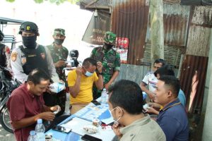 Bentuk Patroli Gabungan Bersama TNI, Polres Bangkalan Kembali Tegakkan Prokes