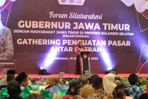 Gubernur Khofifah Ajak Warga Jatim di Sulsel Perkuat Misi Dagang