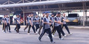 Olahraga Pagi Bersama di Akhir Pekan, Cara Polres Bangkalan Perkuat Kekompakan
