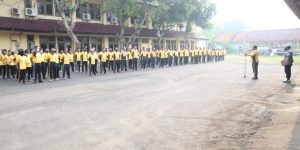 Olahraga Pagi Bersama di Akhir Pekan, Cara Polres Bangkalan Perkuat Kekompakan