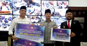 WALI KOTA ERI CAHYADI SALURKAN BANTUAN RP 250 JUTA UNTUK KABUPATEN TRENGGALEK