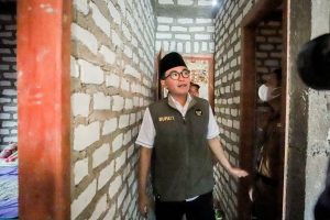 Mas Tamam Pantau Hasil Pembangunan Rumah tak Layak Huni
