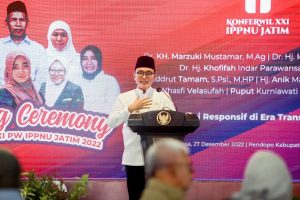 Hadiri Konferwil XXI IPPNU Jawa Timur, Bupati Mas Taman Ajak Berkontribusi
