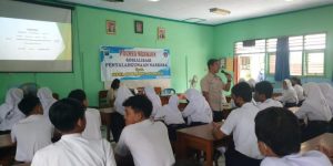 Polres Nganjuk Lakukan Blusukan di Sekolah Cegah Lost Generation Akibat Narkoba