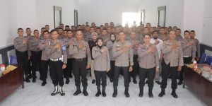 Kapolres Pasuruan Pimpin Penutupan Latja Siswa Diktuk Bintara Polri Gel.II T.A. 2022 SPN Polda Jatim Di Polres Pasuruan