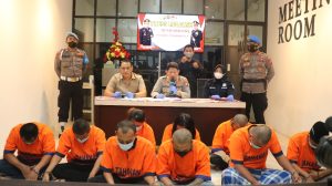 Polres Ponorogo Mengungkap 8 Kasus Narkoba, 10 Tersangka Berhasil Diamankan