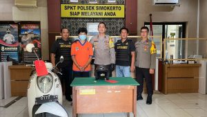 Kurang Dari 2 Jam Polsek Simokerto Berhasil Ungkap Kasus Curanmor