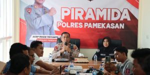 Polres Pamekasan Gelar Piramida, “Tumbuhkan Rasa Kebersamaan Dengan Awak Media”