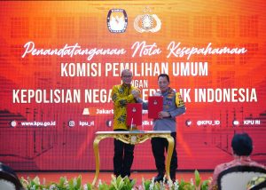 MoU dengan KPU, Kapolri: Jaga Persatuan Kesatuan di Pemilu 2024 Syarat Mutlak