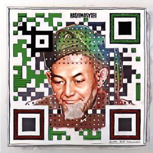 Hibah Lukisan QR Art di Pesantren Tebuireng