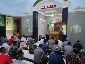 Laksanakan Jum’at Curhat, Wakapolres Nganjuk Siap tampung Unek-Unek dan Keluhan Masyarakat