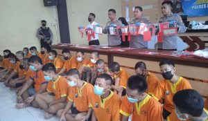 Kurun Waktu 3 Bulan, Polres Lamongan Berhasil Ungkap Kasus Narkoba dan 28 Pelaku Diamankan