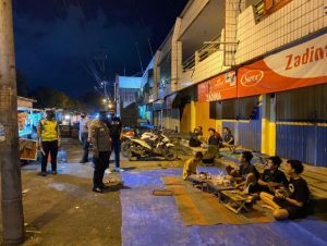 Polres Tulungagung Optimalkan Pamor Keris Strongpoint Malam Hari