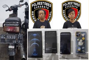 Unit Jatanras Satreskrim Polrestabes Surabaya Tangkap Pencuri Spesialis Rumah Sakit