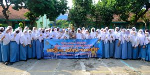 Kapolsek Kertosono Bersama Bhabinkamtibmas Berikan Himbauan Kenakalan Remaja Di SMK 1 Kertosono