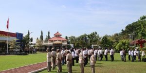 Arahan Apel Pagi, Wakapolres Bangkalan Polda Jatim Berharap Kedisiplinan Anggota Tetap Terjaga