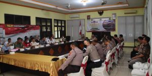 Gelar Rakor Lintas Sektoral, Polres Bangkalan Polda Jatim Siap Amankan Natal dan Tahun Baru 2023