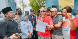 Cegah Anakrkisme, Polres Bangkalan Polda Jatim Amankan Aksi Demi di Depan ASDP Kamal