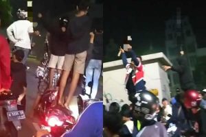 POLISI PASTIKAN VIDEO GENG MOTOR DAN KELOMPOK BERSAJAM YANG VIRAL DI MEDSOS LAWAS, KADISKOMINFO IMBAU WARGA TAK SE