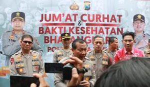 Gelar ”Jumat Curhat” – Kapolda Jatim: Gulirkan Gebyar Vaksinasi dan Bakti Kesehatan Bhayangkara Pengobatan Gratis
