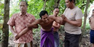 Mau Safari Sholat Jum’at, Anggota Sat. Binmas Polres Sampang Dan Masyarakat Tangkap Tahanan Kabur Dari Rutan Kelas IIB Sampang