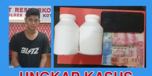 Satres Narkoba Polres Kediri Kota Bekuk Seorag Pengedar Pil Dobel L