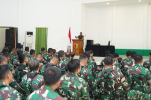 Pesan Danrem 084/BJ Kepada Prajurit dan PNS di Awal Tahun 2023
