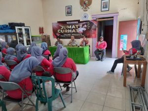 Jum’at Curhat Polsek Semampir. Kapolsek ; Jaga Kamtibmas dan Kerukunan Bersama