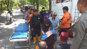 Gegara Belok Tanpa Reting, 2 Pengendara Motor Jatuh Di Jalan Nambangan